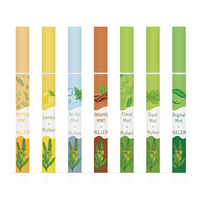 Bâtonnet de rechange pour cigarettes à l'huile essentielle de citron et de menthe poivrée biologiques, aide au sevrage tabagique, embout filtrant