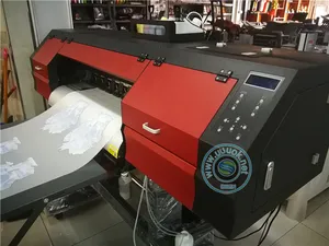 Convoyeur shaker toz pet film dtg t-shirt baskı a3 60cm 1.3m xp600 i3200 dijital dtf yazıcı makinesi isı basın
