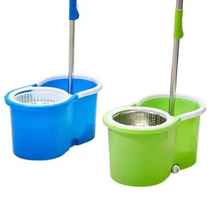 HOT Selling Easy using floor cleaning spinning mops magic microfiber 360 free rotary mop hand free bucket mop spin