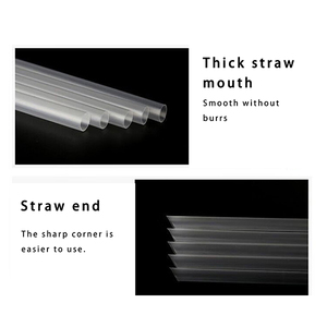 Pajitas <span class=keywords><strong>de</strong></span> Plástico Largas Desechables Personalizadas <span class=keywords><strong>de</strong></span> 200*6mm para Bebidas Boba <span class=keywords><strong>Agave</strong></span> Hawaianas, Ideales para Fiestas y Té <span class=keywords><strong>de</strong></span> Burbujas - Product Image 3