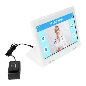 Manufacturer supply desktop L shape capacitive touch screen tablet android hospital remote monitoring system poe tablet pc