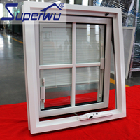 Ventanas de Toldo con Doble Acristalamiento y Rotura Térmica de Aluminio, Fabricadas en China, Estándar Australiano AS2047, Económicas