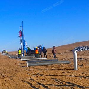 Máquina Perforadora Solar, Hincadora de Pilotes para Barreras de Seguridad de Carreteras Fotovoltaicas - Product Image 1