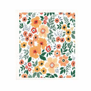 Esponja de limpieza de cocina biodegradable ecológica, paño de cocina sueco con textura de rombo y logotipo personalizado - Product Image 4