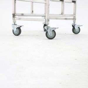 Chariot de boulangerie en acier inoxydable 304 robuste, 6 à 15 niveaux, cadre de 1,2 mm d'épaisseur, avec clips de verrouillage, peut contenir jusqu'à 30 plateaux, pour le pain - Product Image 6