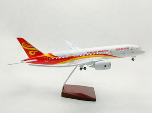 Mejor venta <span class=keywords><strong>Boeing</strong></span> 787 Hainan Airlines LED modelo de avión control de voz pasajero resina avión Modelo 1:130 43CM - Product Image 2