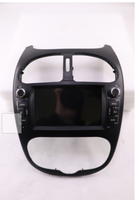 Ventes en gros !! Autoradio Android 9.0 Lecteur DVD pour Peugeot 206 avec Navigation GPS Support GPS Lecteur Multimédia
