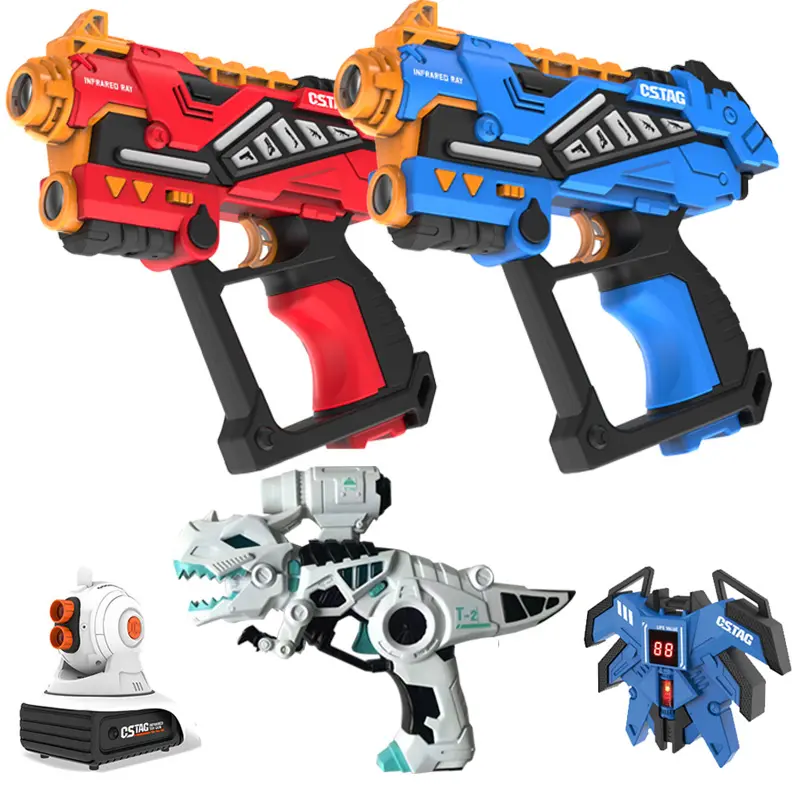 Oem Infrarood Schieten Spuiten Spel Lasergame Met Vest Gun Set Speelgoed Laser Tag