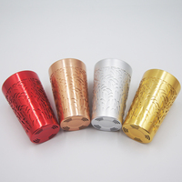 Gobelet à bière en aluminium durable et moderne avec logo personnalisé, 400 ml, à double paroi, réutilisable pour le café et les boissons froides, idéal pour les fêtes