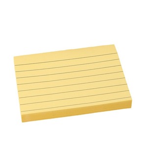 3 5 Inch Creative Colored Lined Rectangle Sticky Notes Tearable Message Stickers For Takeaway Office - Product Image 5