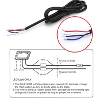 Cadre de plaque d'immatriculation LED multicolore 12V en acrylique pour États-Unis/Canada, support de lampe LED pour voiture, camion, véhicules, accessoires de style automobile
