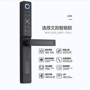 Wenxun Smart Door <b>Lock</b> D01 Fingerprint Password WiFi Remote Control Apartment <b>Lock</b> - Product Image 5