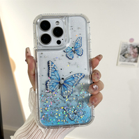 Coque de téléphone portable imprimée époxy papillon brillant 3 couches pour Tecno CAMON 40 PRO 4G SPARK 40 20 PRO 5G