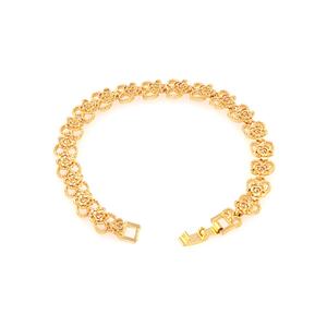 JXX JSL-383 19.3Cm Pulsera de Latón Chapada en Oro de 24K para Mujer, Nueva y en Oferta - Product Image 3