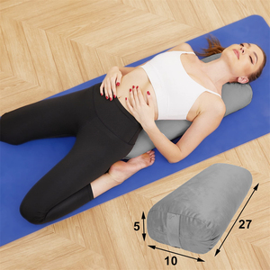 Cojín de almohada de refuerzo de meditación de yoga de forma <span class=keywords><strong>rectangular</strong></span> de <span class=keywords><strong>relleno</strong></span> de algodón suave más vendido - Product Image 4