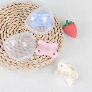 Chupetes de Silicona para Bebés de 0 a 12 Meses, Libres de BPA y Látex, Fáciles de Agarrar, Aptos para Lavavajillas, con Forma de Pezón - Product Image 6
