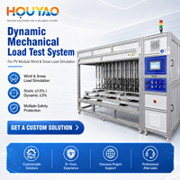 Máquina de Prueba de Carga Estática y Dinámica para Módulos Solares IEC 61215 y UL1703 con 84 Cilindros y Sistema de Exportación de Datos CSV