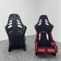 Sièges baquet en fibre de carbone/fibre de verre de haute qualité pour modèles de voitures de course, siège de course de style haut de gamme, ajustement excellent