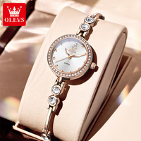 Montre OLEVS 5670 avec logo personnalisé, montre de luxe OEM ODM, montres lumineuses, montre de business étanche, montre à quartz pour femme