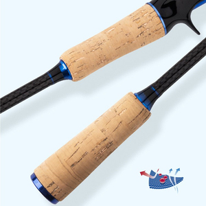 SNEDA Tongkat Pancing Baitcasting, Tongkat Memancing Baitcasting Berputar Karbon Daya M/ML Baru 1.8M 2.1M 2.4M 2.7M - Product Image 2
