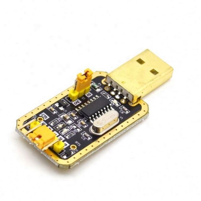 CH340G RS232 Update USB to TTL Converter Module UART Serial Port UFS-HWK STC Dowanloader Programmer Brush Small Plates