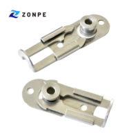 Loquet coulissant en acier inoxydable robuste, loquet de sécurité pour armoire et porte, loquet à barillet monté en surface, verrouillable avec cadenas
