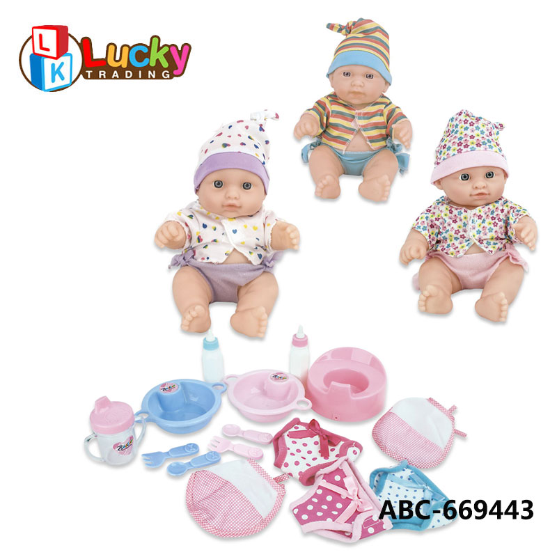 9 Inch Baby Dolls - Cute and Soft for Kids to Play With