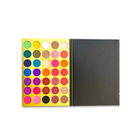 Palette de fards à paupières professionnels en gros, 35 couleurs scintillantes romantiques, marque privée