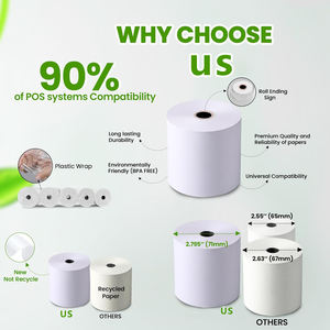 <span class=keywords><strong>Rollos</strong></span> Centros <span class=keywords><strong>de</strong></span> Distribución Logística Mayorista 80mm 1000 <span class=keywords><strong>Rollos</strong></span> <span class=keywords><strong>de</strong></span> Papel Caja Registradora - Product Image 6