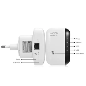 Répéteur WiFi Amplificateur de Signal 300 Mbps, Extenseur de Portée Réseau Sans Fil 2.4G, LGX-D3 Installation Simple - Product Image 5