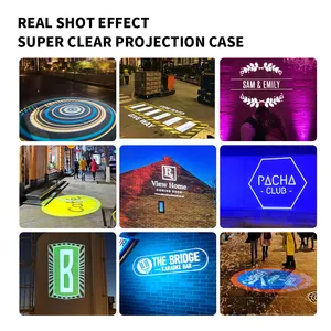 100W LED Gobo Projector Light IP67 IP65 Outdoor Waterproof Advertising Customize Logo Projector Floor Lamp CE Certification