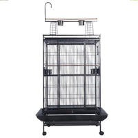 Cage de Luxe Interactif et Respirant pour Perroquets, Grande Villa en Fil Métallique Solide en Acier Inoxydable, Qualité Supérieure, Vente Chaude Joysing