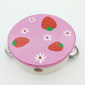 Wholesale Children High Quality Orff Early Education Percussion Tambourine Hand <b>Drum</b> Wood - Product Image 5