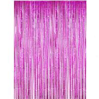 Toile de fond murale 1*2m, rideaux à franges en feuille de paillettes métalliques pour décorations de fête