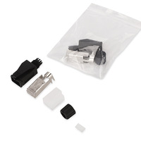 Câble Ethernet extérieur M12 mâle vers RJ45 mâle, gaine en TPE PUR, câble de raccordement industriel à 8 broches