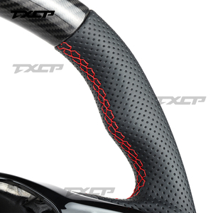 Volant en fibre de carbone personnalisé adapté à <span class=keywords><strong>Ford</strong></span> Transit Kuga St C-MAX V348 Tourneo Mk8 2018 2019 2023 <span class=keywords><strong>2021</strong></span> 2022 - Product Image 5