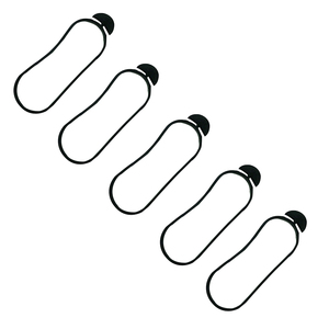 Bandas de <span class=keywords><strong>goma</strong></span> duraderas para jardinería, bandas elásticas con forma de <span class=keywords><strong>ancla</strong></span>, color negro brillante, para fábrica - Product Image 5