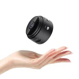 كاميرا أمن لاسلكية صغيرة تعمل بالواي فاي وذات خاصية الامتصاص المغناطيسي 1080P كاميرا أمن منزلية صغيرة بدون أسلاك طراز رقم A9