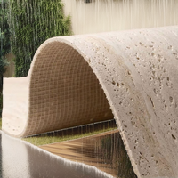Carreaux muraux en pierre artificielle flexibles et imperméables modernes pour revêtement de villa, usage extérieur et hôtelier
