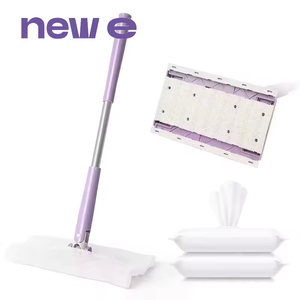 Mopa giratoria 2 en 1 manos libres al por mayor, con toalla para la cara y mopa plana para suelo, ideal para los que buscan comodidad. - Product Image 1
