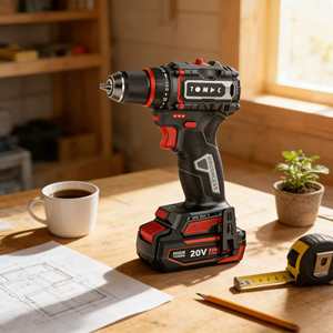 TOMAC 20V Borstelloze Boormachine, 90N.m Hoog Koppel Anti-Twist Veiligheid Accu-gereedschap met 13mm Chuck voor Industrieel gebruik, CE-gecertificeerd - Product Image 4