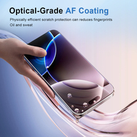 Film de protection en verre trempé anti-espion HD anti-poussière personnalisé 9H 2.5D 0.33mm pour iPhone 16 15 14 13 12 11
