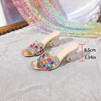 Escarpins sexy à bride arrière pour femmes 2025, talons hauts avec nœud en strass, boucle antidérapante, sandales tendance pour les soirées