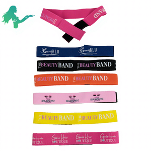 Fascia elastica regolabile con logo personalizzato per fascia di pizzo per capelli alla moda fascia per parrucca - Product Image 1