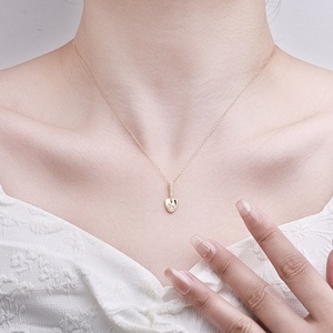 Collar con Colgante de <span class=keywords><strong>Pala</strong></span> de Plata de Ley S925 Brillante, Directo de Fábrica SPJ, Joyería de Lujo Minimalista y Única para <span class=keywords><strong>Mujer</strong></span> - Product Image 4