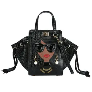 Tas tangan desainer mode tas tangan merek terkenal untuk wanita tas bahu perempuan mewah tas tangan kulit PU kualitas tinggi