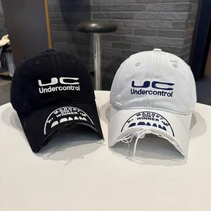 Casquette de baseball <span class=keywords><strong>UC</strong></span> Fashion à visière courte, style déchiré, hip-hop streetwear, unisexe, toutes saisons, ajustable pour les jeunes branchés - Product Image 3