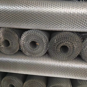 Galvanized Diamond Expanded Metal Lath 27''x96'' <b>Ceiling</b> Tile Anti-Corrosion Building Material for Office Use - Product Image 1