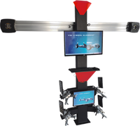 Machine d'alignement et d'équilibrage des roues 3D certifiée CE (diamètre de roue max. 1040 mm, moteur 2,2 kW)