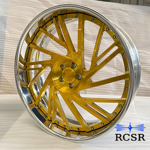 Ruedas de Aleación de Aluminio Personalizadas de 22x10 24x12 Pulgadas, Ruedas Cromadas 5x112 5x120 5x114.3 5x127 para Chevrolet Silverado para Autos de Lujo - Product Image 5